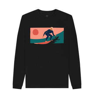 Black Surfer Sweatshirt