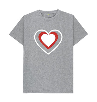 Athletic Grey Mission Elixir Heart T-Shirt