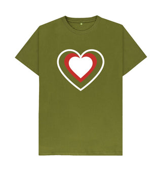Moss Green Mission Elixir Heart T-Shirt