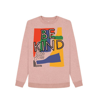 Sunset Pink Be Kind MISSION ELIXIR Sweatshirt